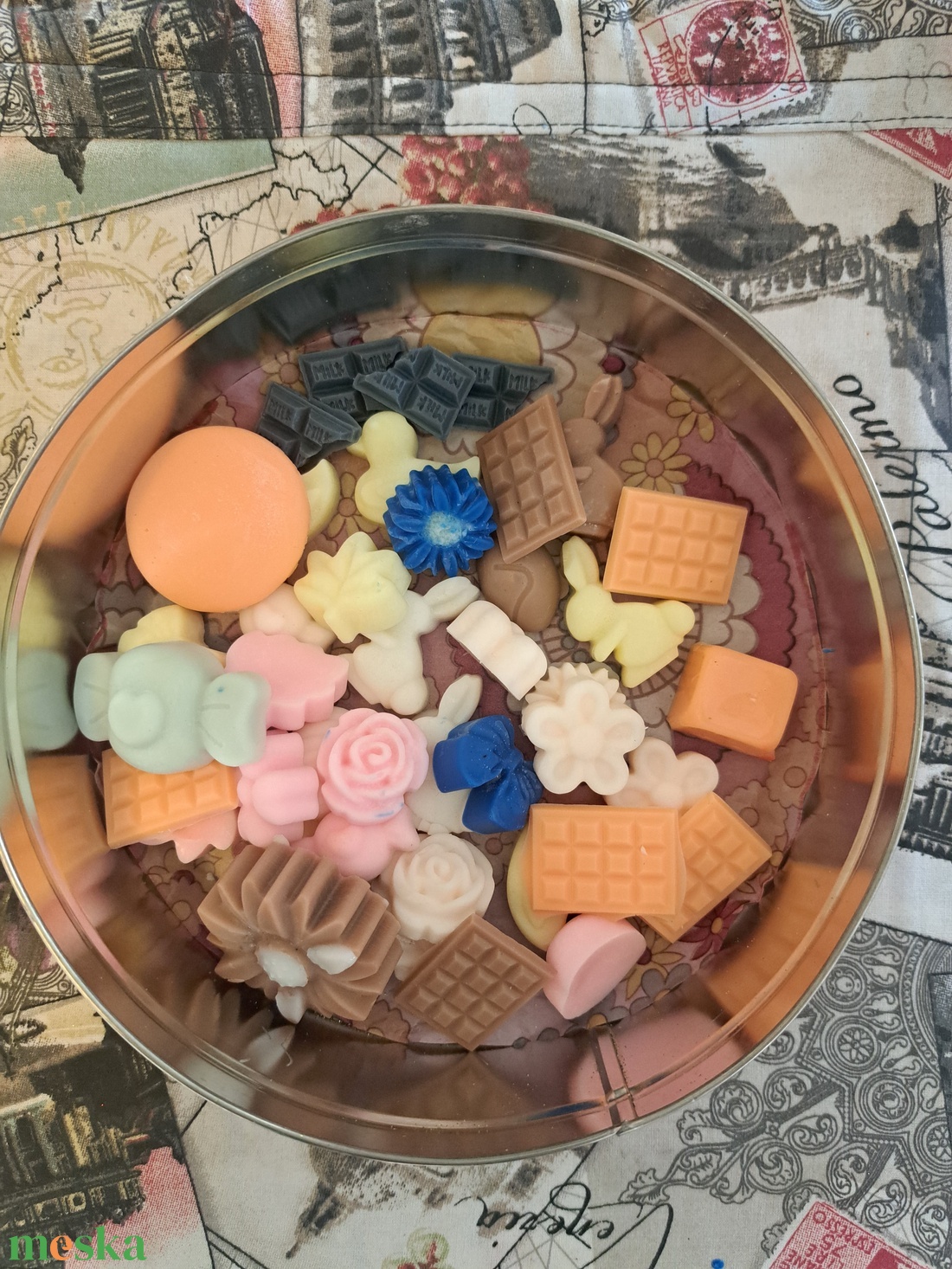 Szója illatviasz - kellékek & szerszámok - dekorációs kellékek - dekorációs gyertya - Meska.hu