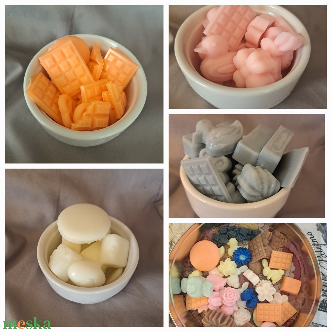 Szója illatviasz - kellékek & szerszámok - dekorációs kellékek - dekorációs gyertya - Meska.hu