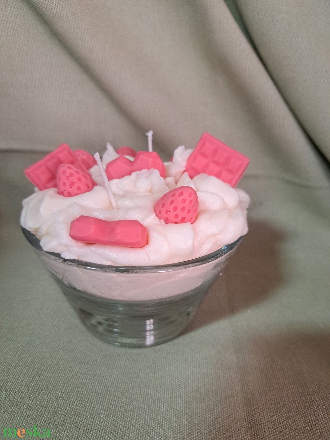 Desszertgyertya - otthon & életmód - gyertya, illat, aroma - gyertya - Meska.hu