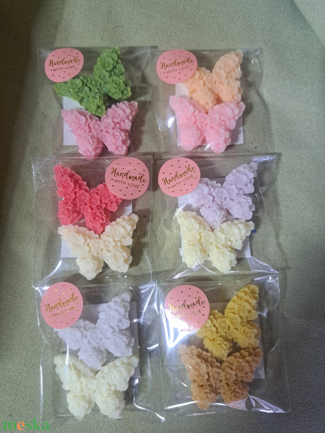 Illatviasz pillangó - otthon & életmód - gyertya, illat, aroma - illatviasz - Meska.hu