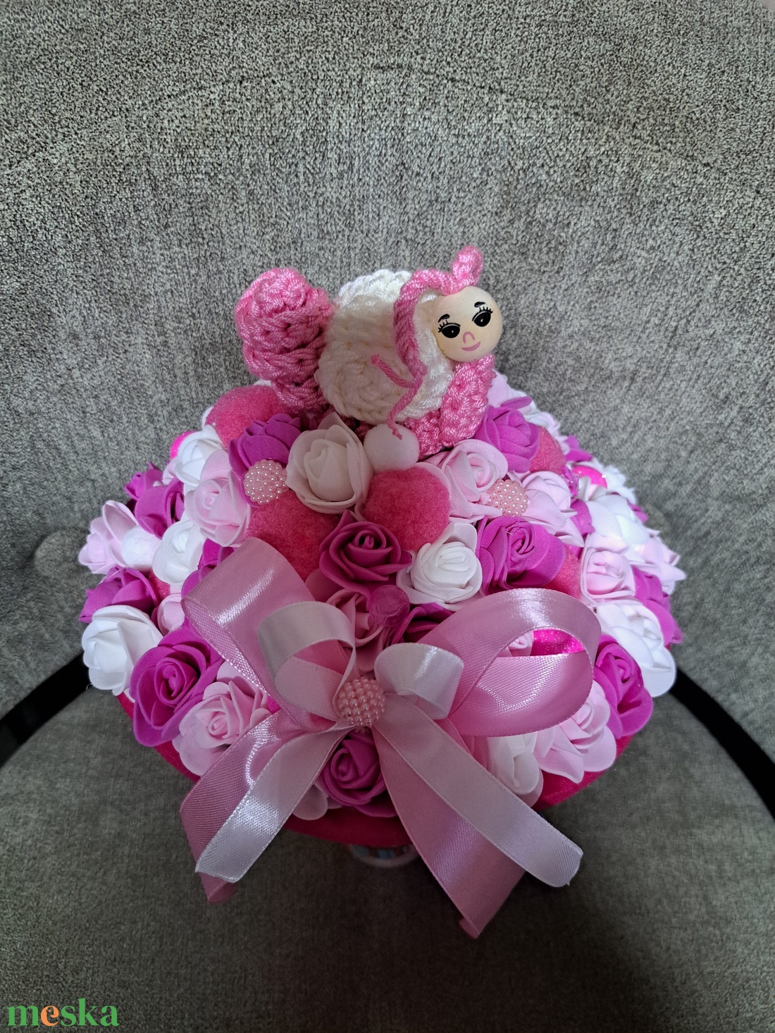 Kislány ballagási csokor - otthon & életmód - virágdekoráció - virágok - virágcsokor - Meska.hu