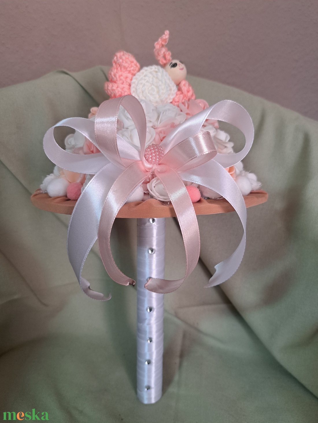 Kislány ballagási csokor - otthon & életmód - virágdekoráció - virágok - virágcsokor - Meska.hu