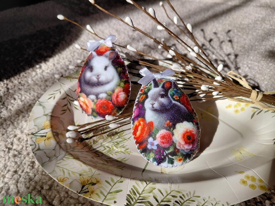 Húsvéti tojás masnival - otthon & életmód - dekoráció - dísztárgy - Meska.hu