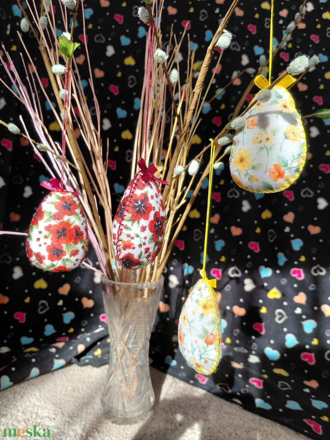 Húsvéti tojás masnival alasztóval - otthon & életmód - dekoráció - dísztárgy - Meska.hu