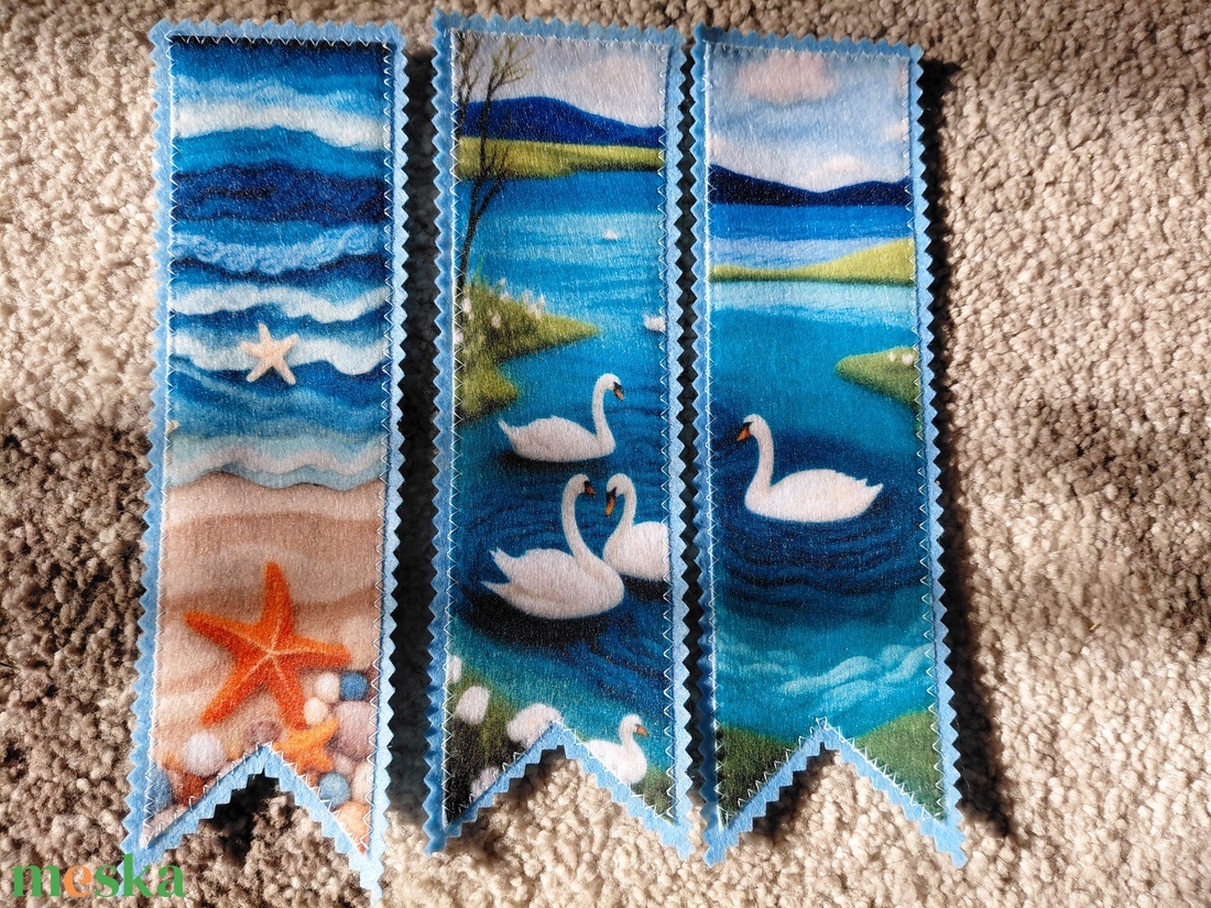 Többféle filc könyvjelző - könyv & zene - könyvjelző - Meska.hu