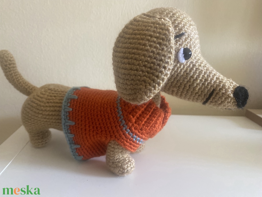 Tacskó - játék & sport - plüssállat & játékfigura - kutya - Meska.hu