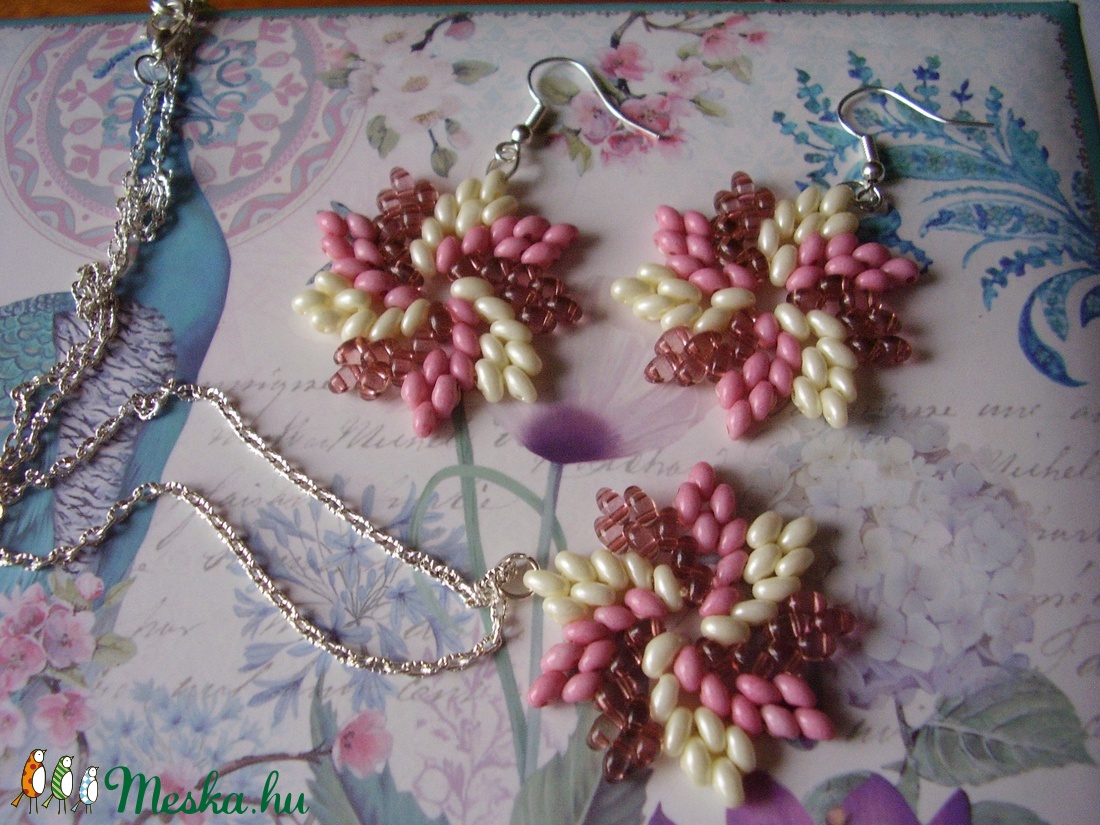Pink-forgó szett -  - Meska.hu