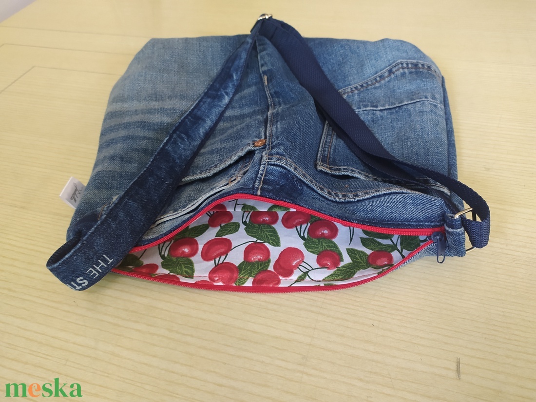 Egyedi farmertáska  - táska & tok - bevásárlás & shopper táska - kenyeres zsák - Meska.hu