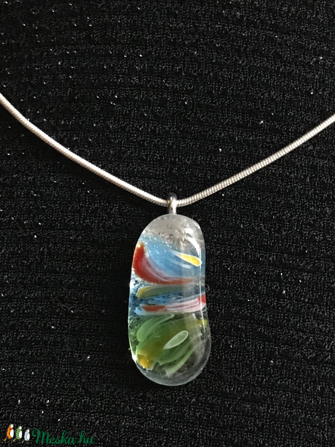 Millefiori-lendület, energia medál - - Meska.hu Millefiori-lendület, energia medál - - Meska.hu