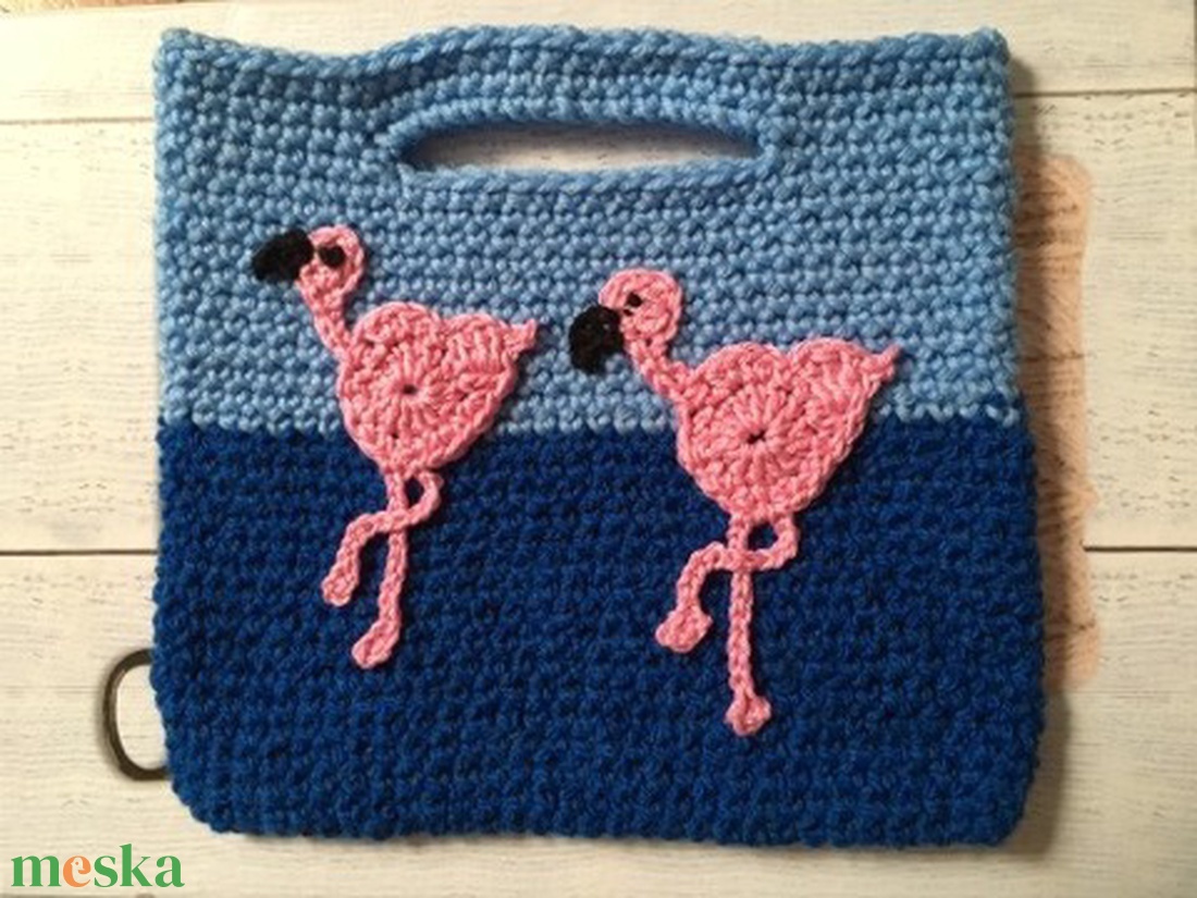 Flamingós horgolt táska/ ajándéktáska - táska & tok - kézitáska & válltáska - kézitáska - Meska.hu Flamingós horgolt táska/ ajándéktáska - táska & tok - kézitáska & válltáska - kézitáska - Meska.hu