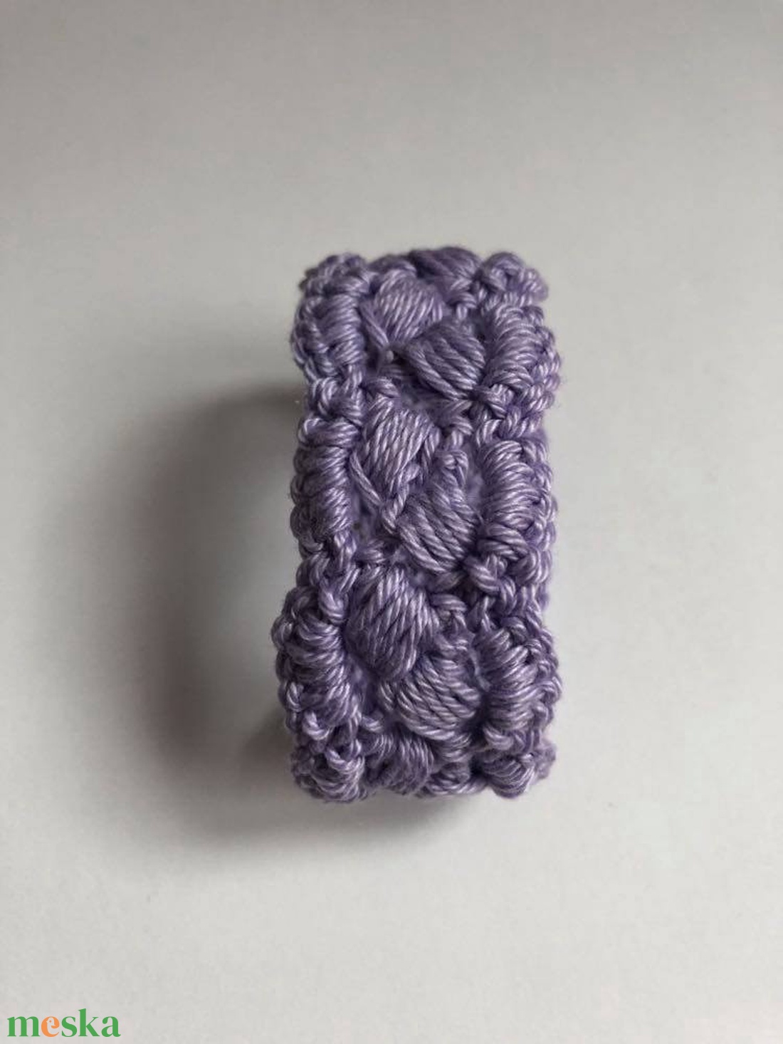 Horgolt karkötő ' Simple Lavender' - ékszer - karkötő - széles karkötő - Meska.hu Horgolt karkötő ' Simple Lavender' - ékszer - karkötő - széles karkötő - Meska.hu