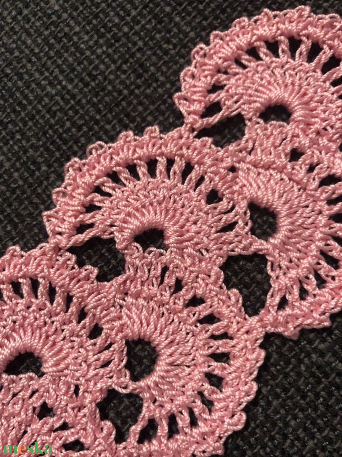 Horgolt könyvjelző 'Rose' - könyv & zene - könyvjelző - Meska.hu