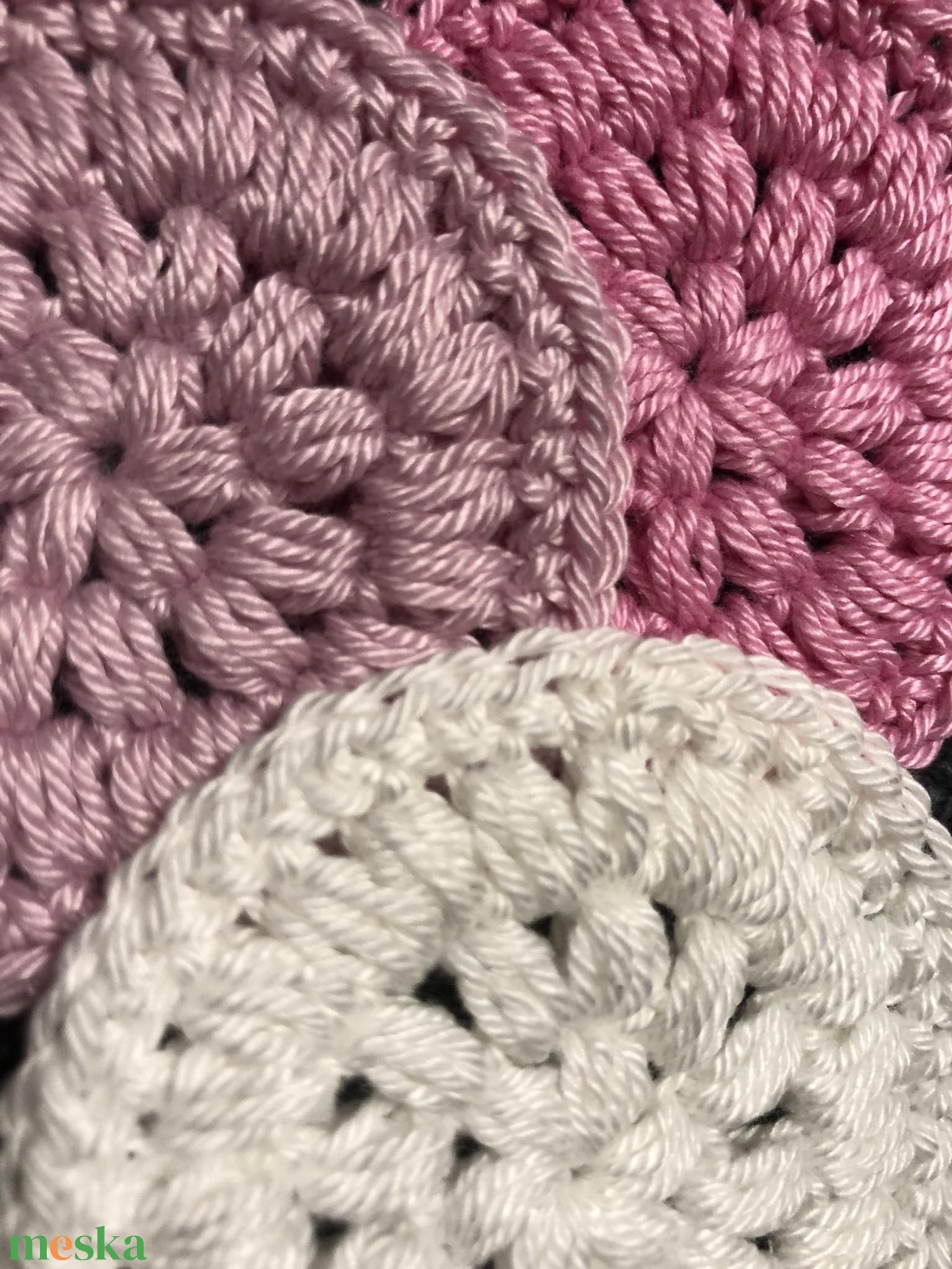 Arctisztító korongok 'Rose' - szépségápolás - arcápolás - arctisztító korong - Meska.hu