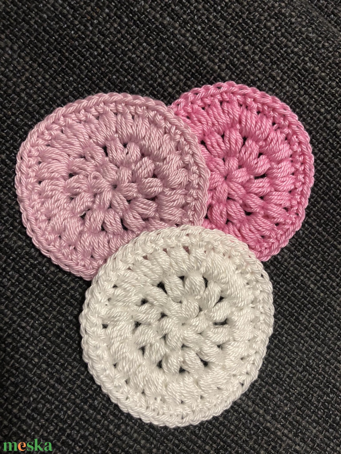 Arctisztító korongok 'Rose' - szépségápolás - arcápolás - arctisztító korong - Meska.hu