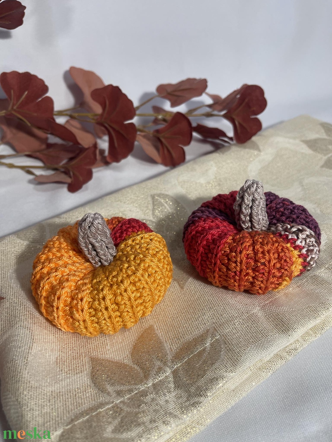 Vidám színű horgolt tökpáros 'HappyPumpkins' - otthon & életmód - dekoráció - asztal és polc dekoráció - asztaldísz - Meska.hu Vidám színű horgolt tökpáros 'HappyPumpkins' - otthon & életmód - dekoráció - asztal és polc dekoráció - asztaldísz - Meska.hu