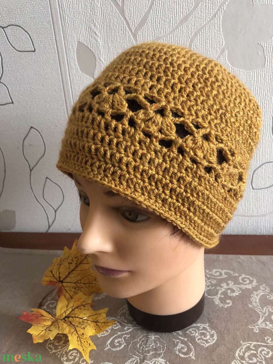 Mustár beanie sapka - ruha & divat - sál, sapka, kendő - sapka - Meska.hu Mustár beanie sapka - ruha & divat - sál, sapka, kendő - sapka - Meska.hu