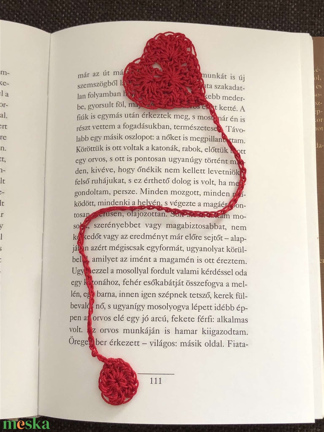 Szívecskés könyvjelző 3db 'valentin' - könyv & zene - könyvjelző - Meska.hu