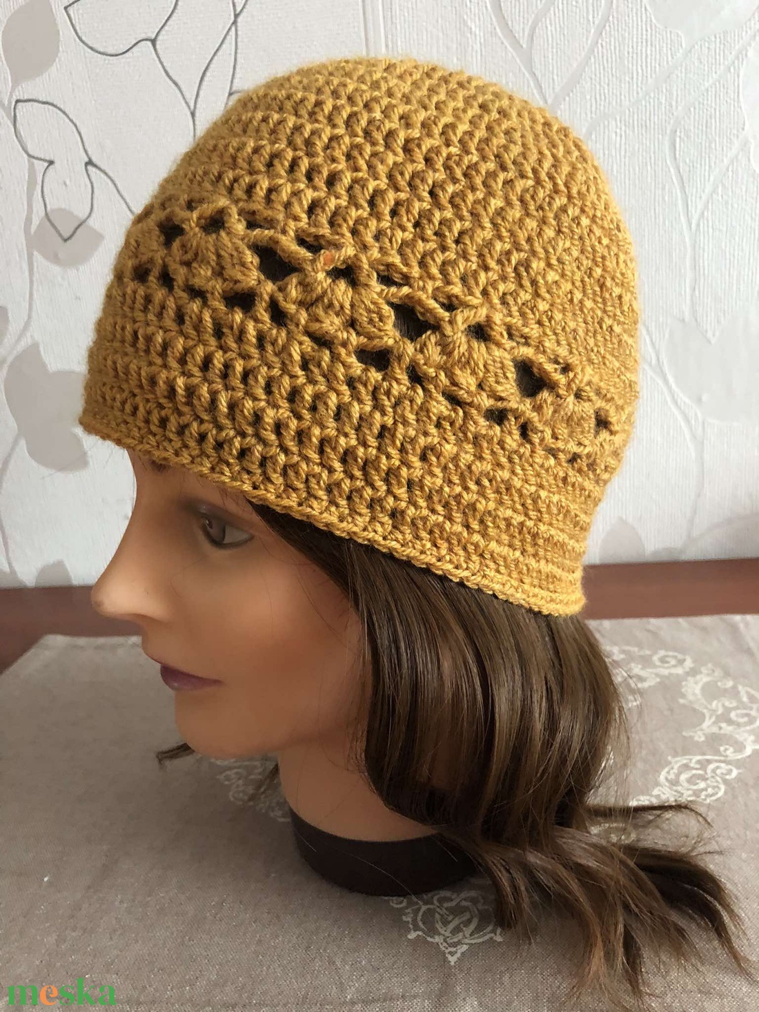 Mustár beanie sapka - ruha & divat - sál, sapka, kendő - sapka - Meska.hu Mustár beanie sapka - ruha & divat - sál, sapka, kendő - sapka - Meska.hu