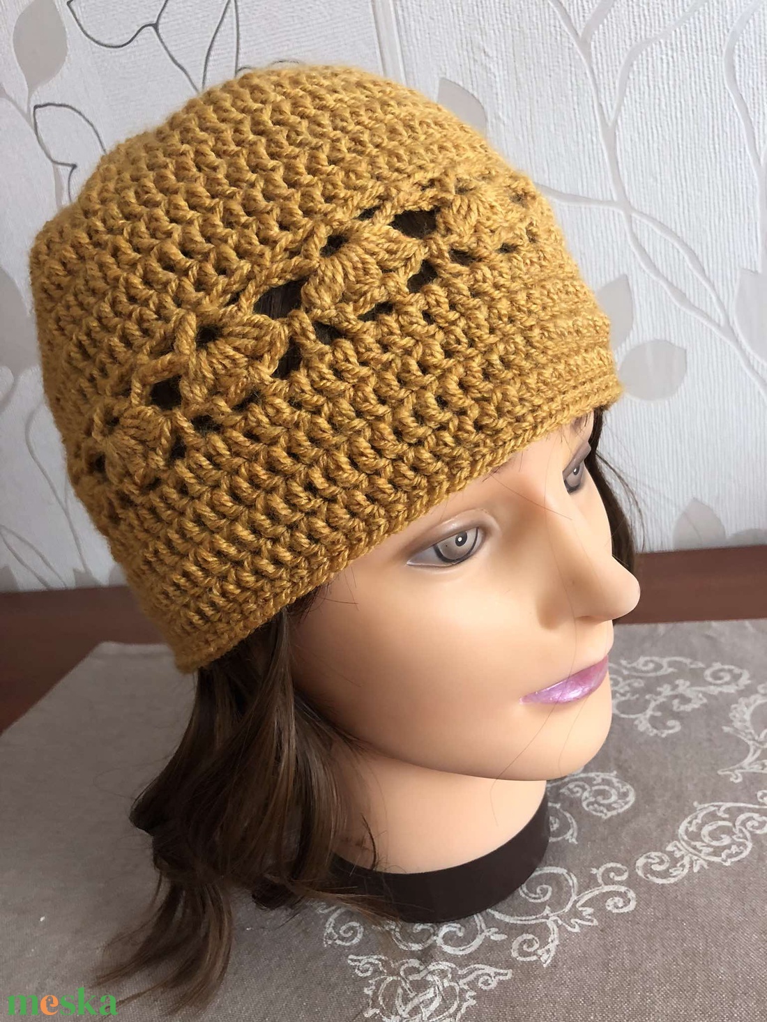 Mustár beanie sapka - ruha & divat - sál, sapka, kendő - sapka - Meska.hu Mustár beanie sapka - ruha & divat - sál, sapka, kendő - sapka - Meska.hu