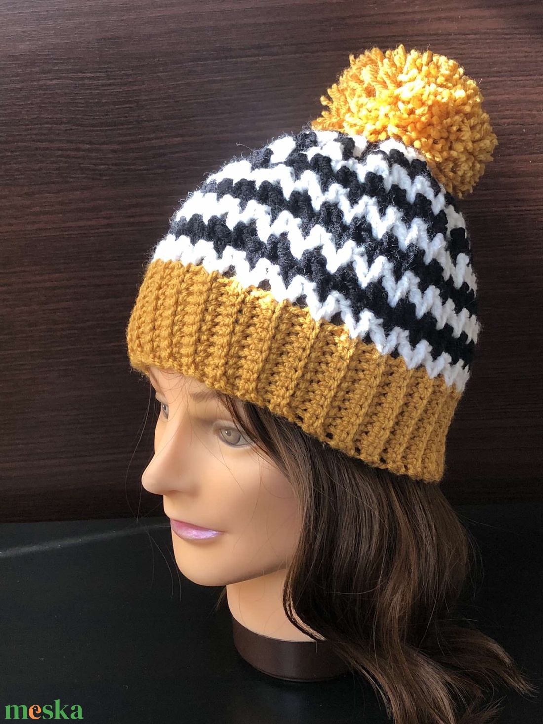 Női horgolt beanie sapka ZigZag S/M - ruha & divat - sál, sapka, kendő - sapka - Meska.hu Női horgolt beanie sapka ZigZag S/M - ruha & divat - sál, sapka, kendő - sapka - Meska.hu