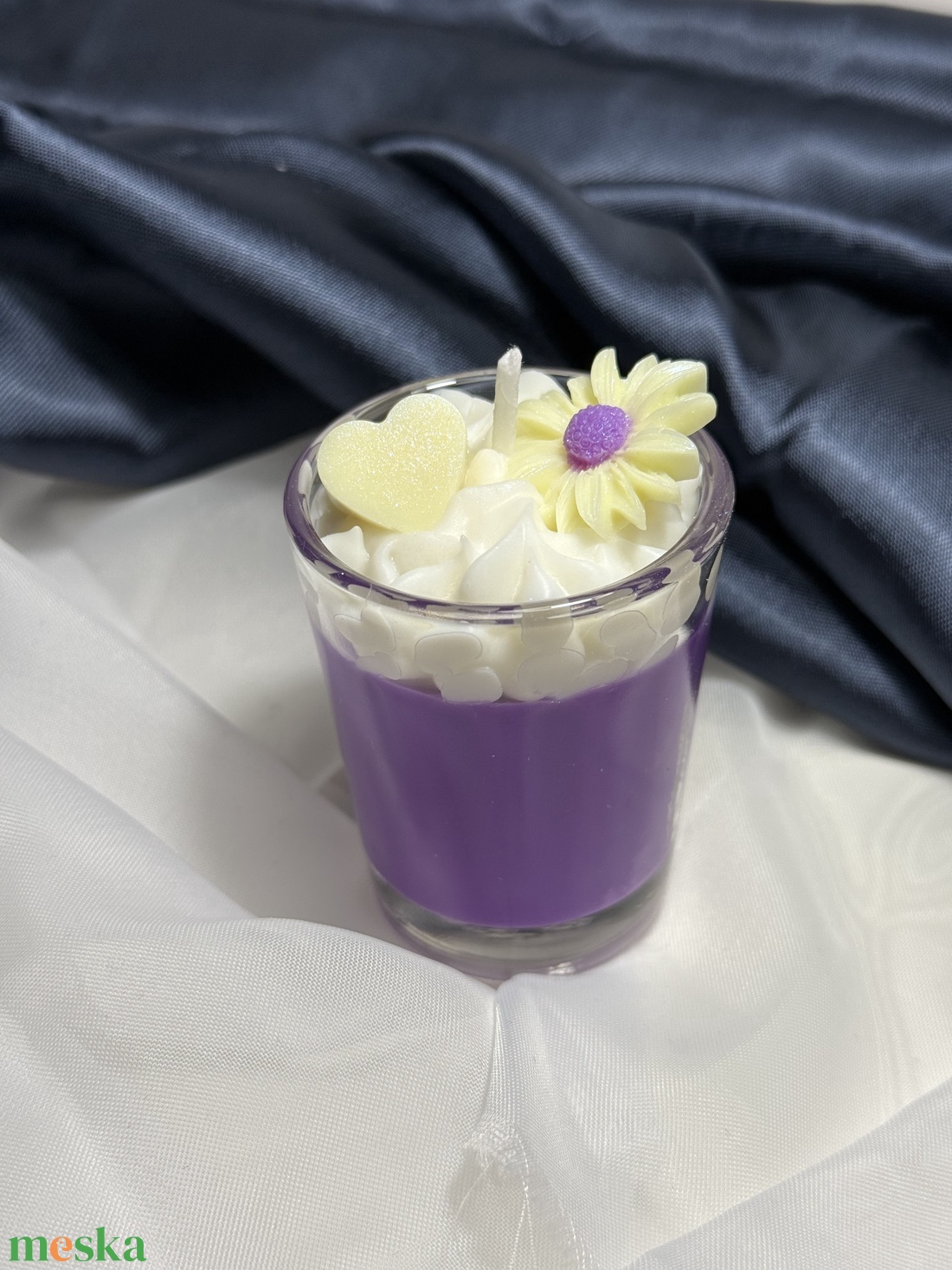 Szójaviasz illatgyertya kicsi - otthon & életmód - gyertya, illat, aroma - gyertya - Meska.hu