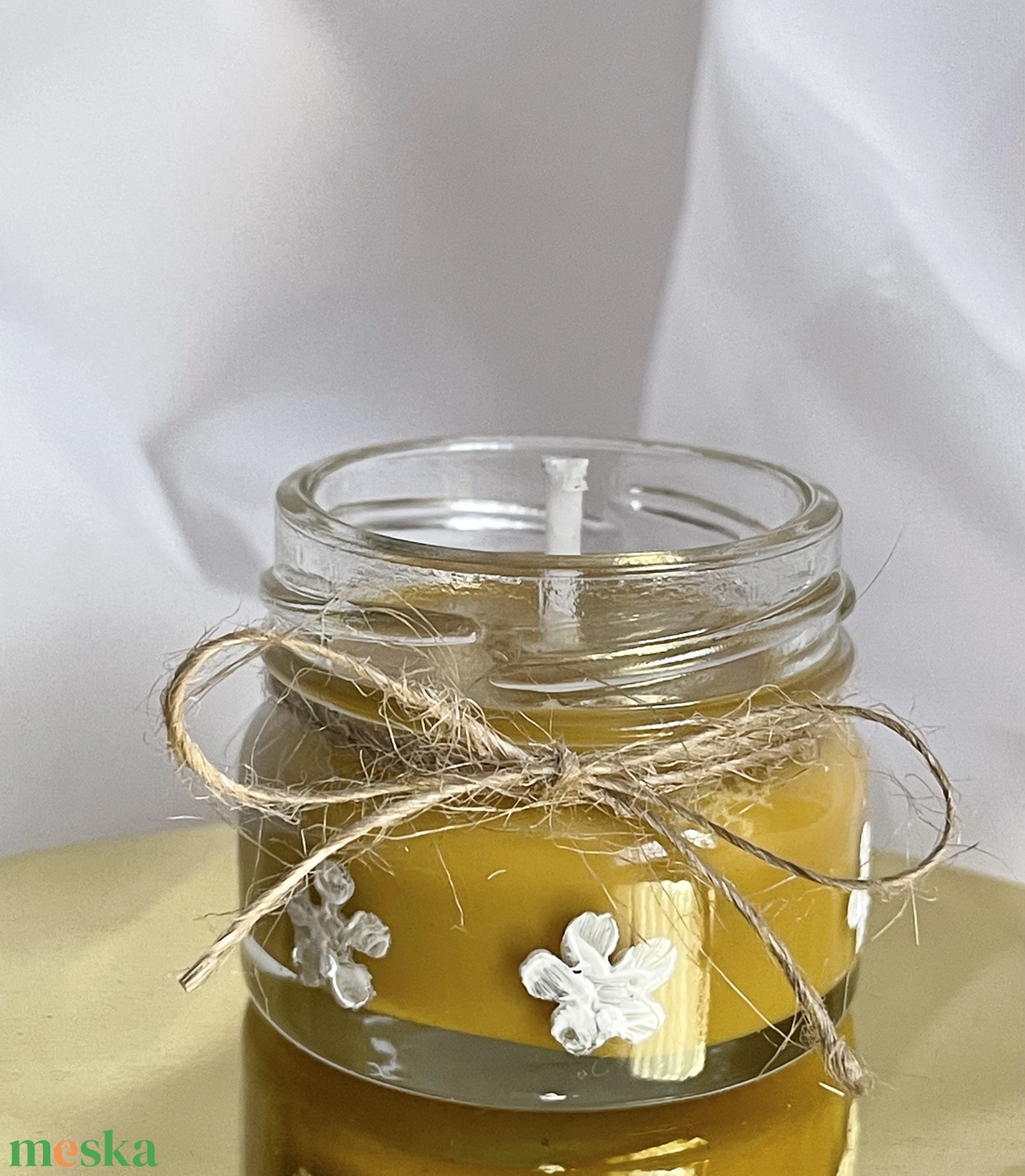 Fűszeres mézeskalács szoja illatgyertya mini méret - karácsony - karácsonyi lakásdekoráció - karácsonyi illatgyertya, mécses - Meska.hu