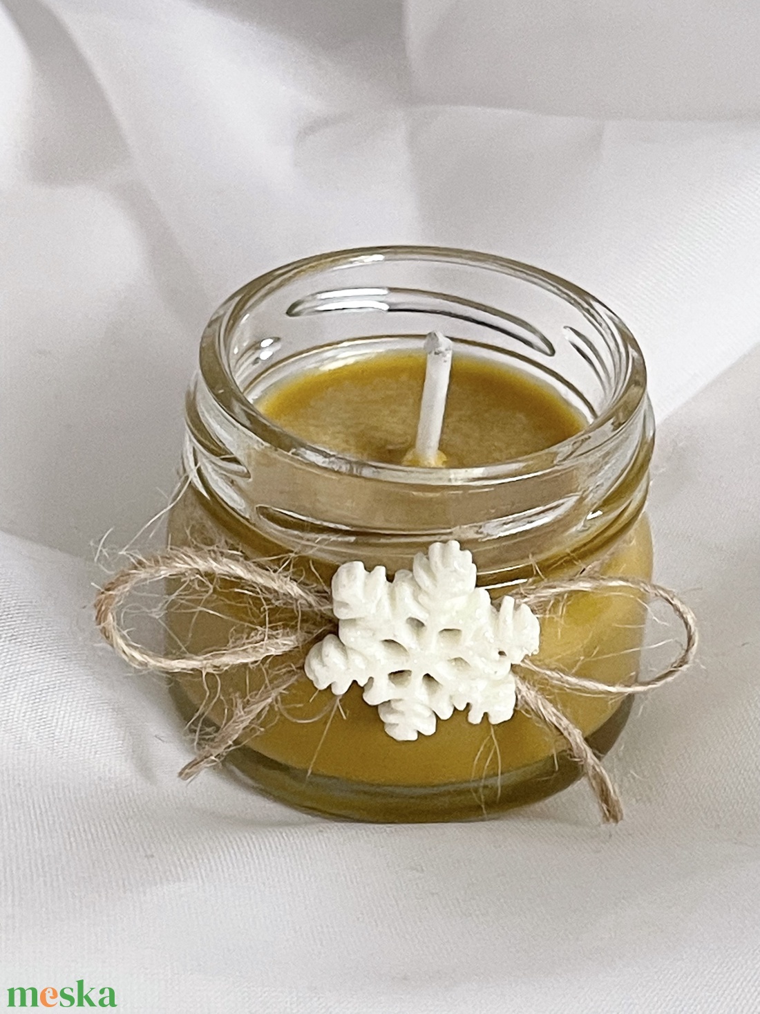 Szója illatgyertya fűszeres mézeskalacs mini - karácsony - karácsonyi lakásdekoráció - karácsonyi illatgyertya, mécses - Meska.hu