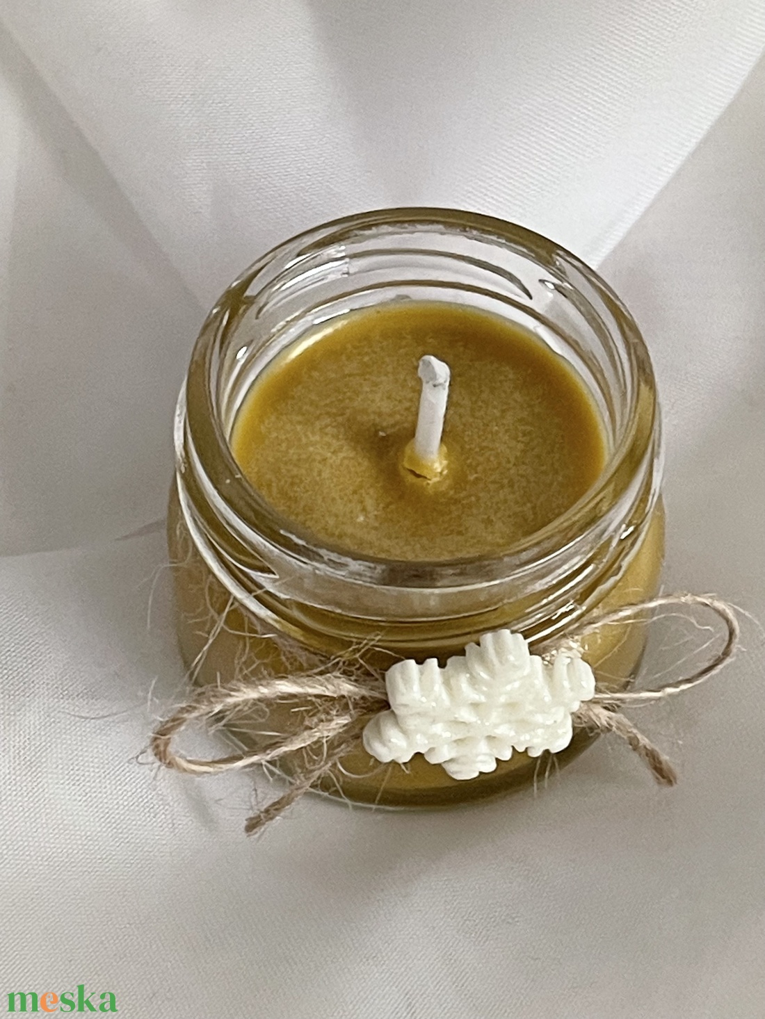 Szója illatgyertya fűszeres mézeskalacs mini - karácsony - karácsonyi lakásdekoráció - karácsonyi illatgyertya, mécses - Meska.hu