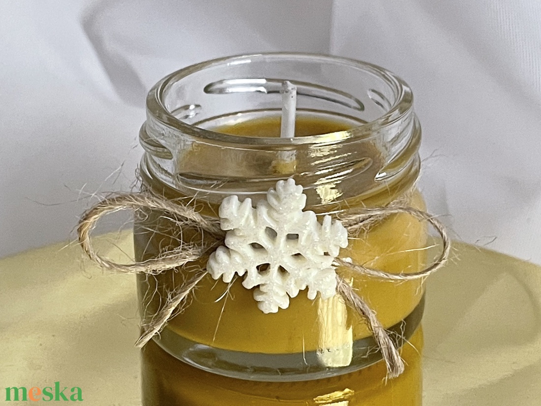 Szója illatgyertya fűszeres mézeskalacs mini - karácsony - karácsonyi lakásdekoráció - karácsonyi illatgyertya, mécses - Meska.hu