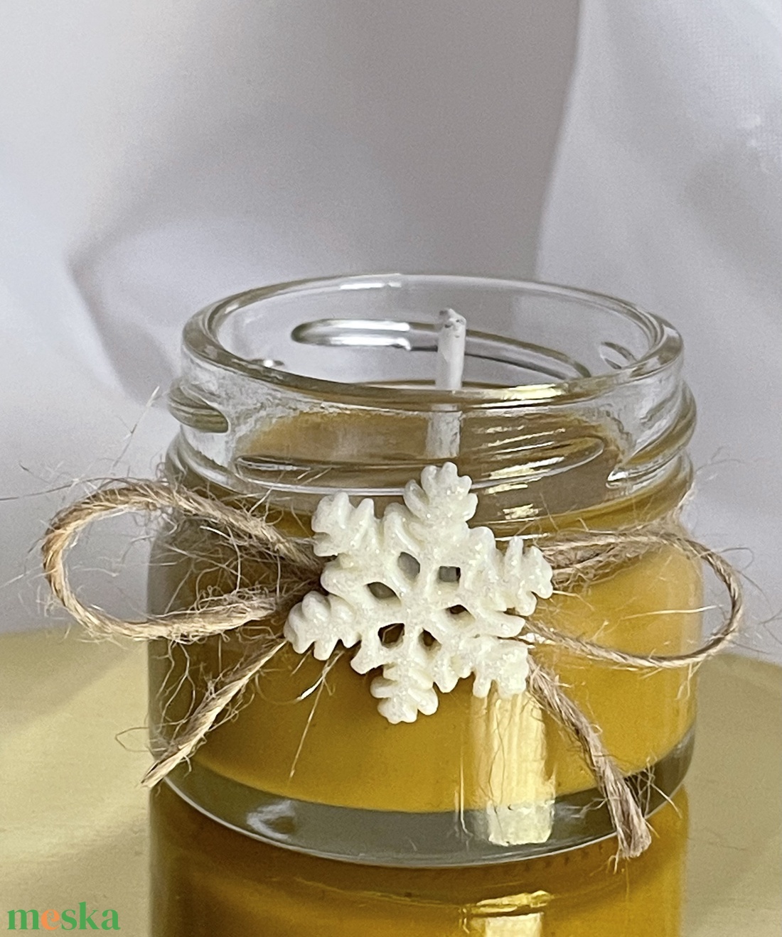 Szója illatgyertya fűszeres mézeskalacs mini - karácsony - karácsonyi lakásdekoráció - karácsonyi illatgyertya, mécses - Meska.hu