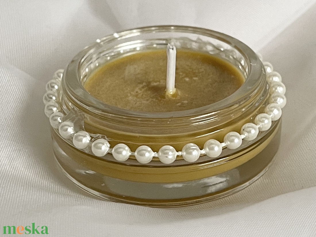 Karácsonyi illatgyertya mézeskalács mini  - karácsony - karácsonyi lakásdekoráció - karácsonyi illatgyertya, mécses - Meska.hu