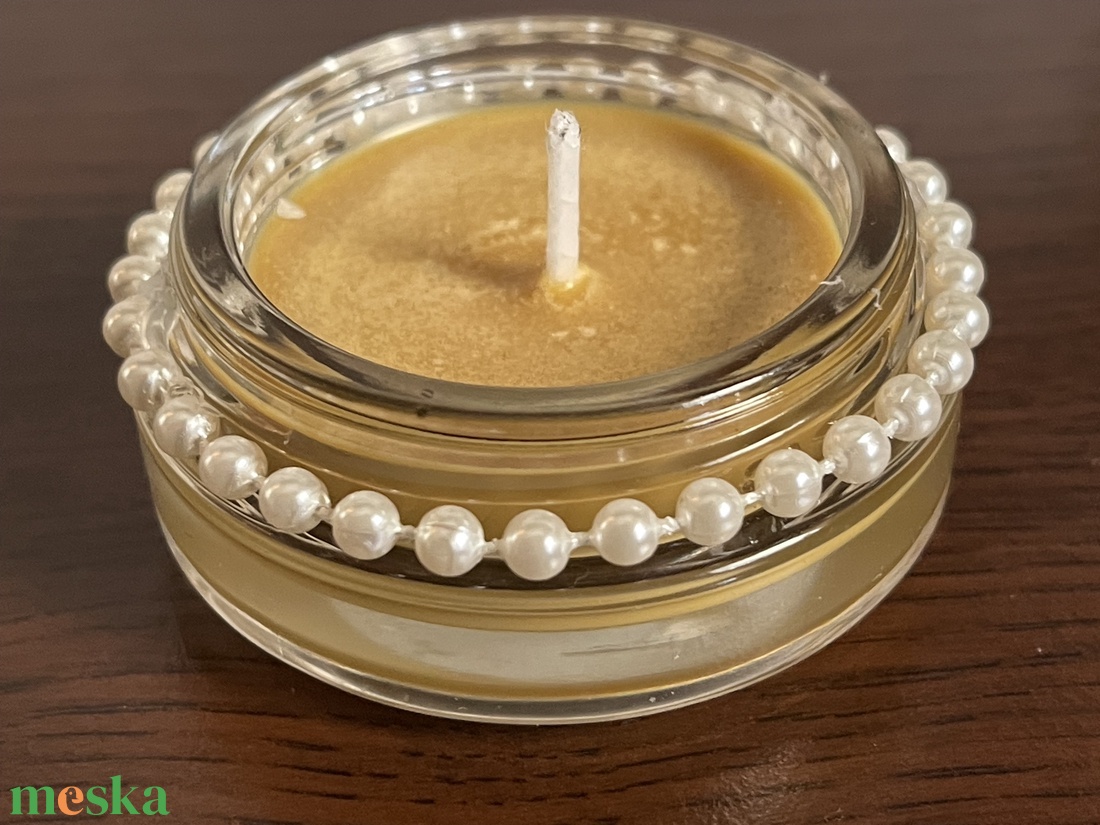 Karácsonyi illatgyertya mézeskalács mini  - karácsony - karácsonyi lakásdekoráció - karácsonyi illatgyertya, mécses - Meska.hu