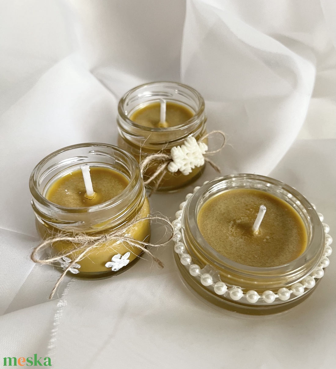 Karácsonyi illatgyertya mézeskalács mini  - karácsony - karácsonyi lakásdekoráció - karácsonyi illatgyertya, mécses - Meska.hu