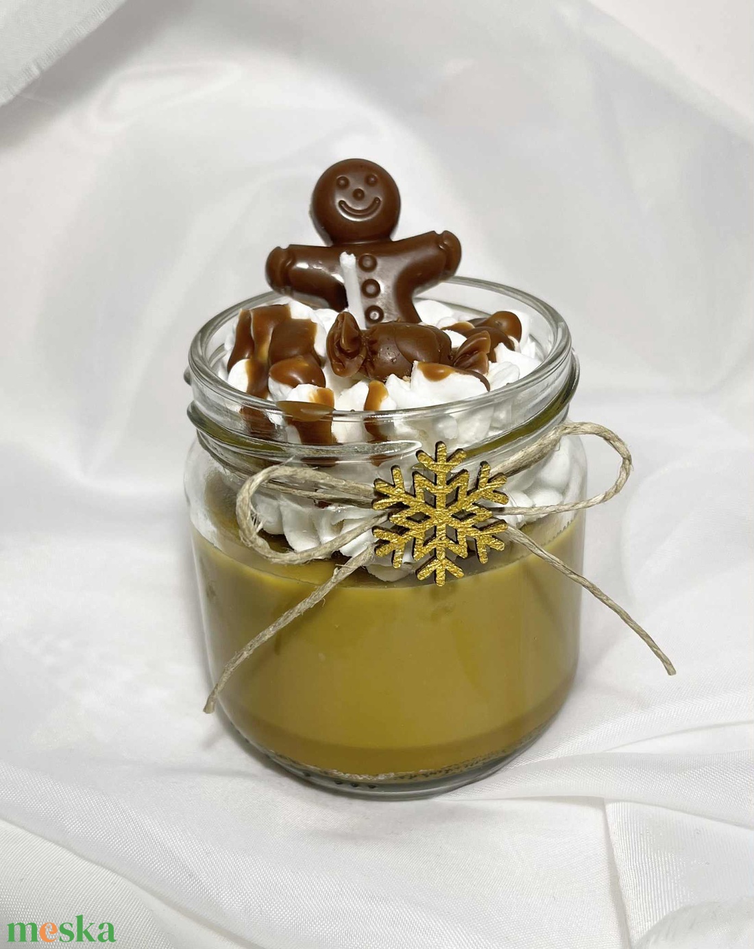 Illatgyertya Christmas Time - karácsony - karácsonyi lakásdekoráció - karácsonyi illatgyertya, mécses - Meska.hu