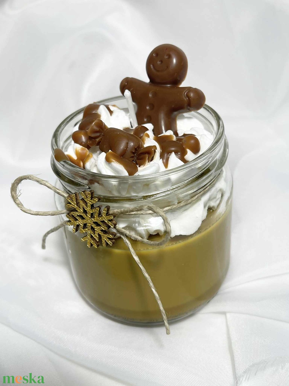 Illatgyertya Christmas Time - karácsony - karácsonyi lakásdekoráció - karácsonyi illatgyertya, mécses - Meska.hu