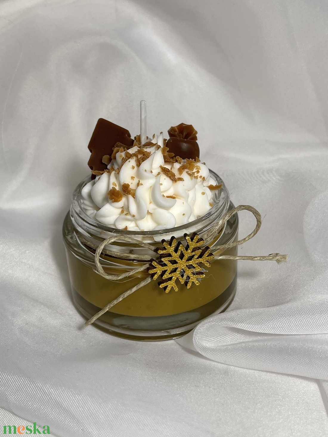 Karácsonyi szójaviasz illatgyertya - karácsony - karácsonyi lakásdekoráció - karácsonyi illatgyertya, mécses - Meska.hu