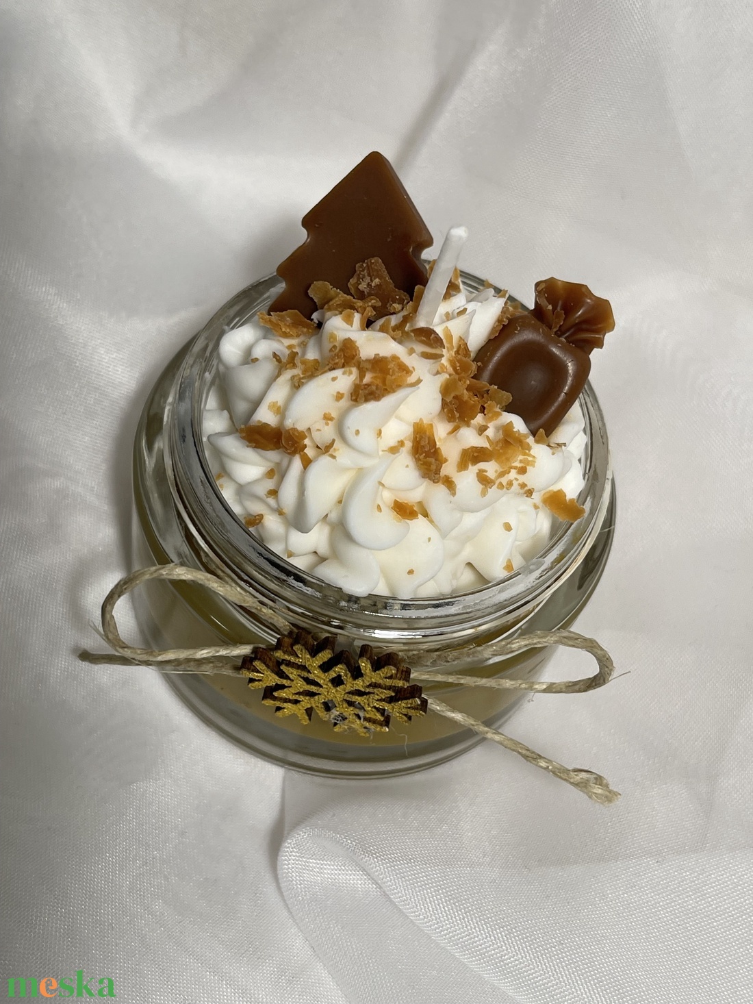 Karácsonyi szójaviasz illatgyertya - karácsony - karácsonyi lakásdekoráció - karácsonyi illatgyertya, mécses - Meska.hu