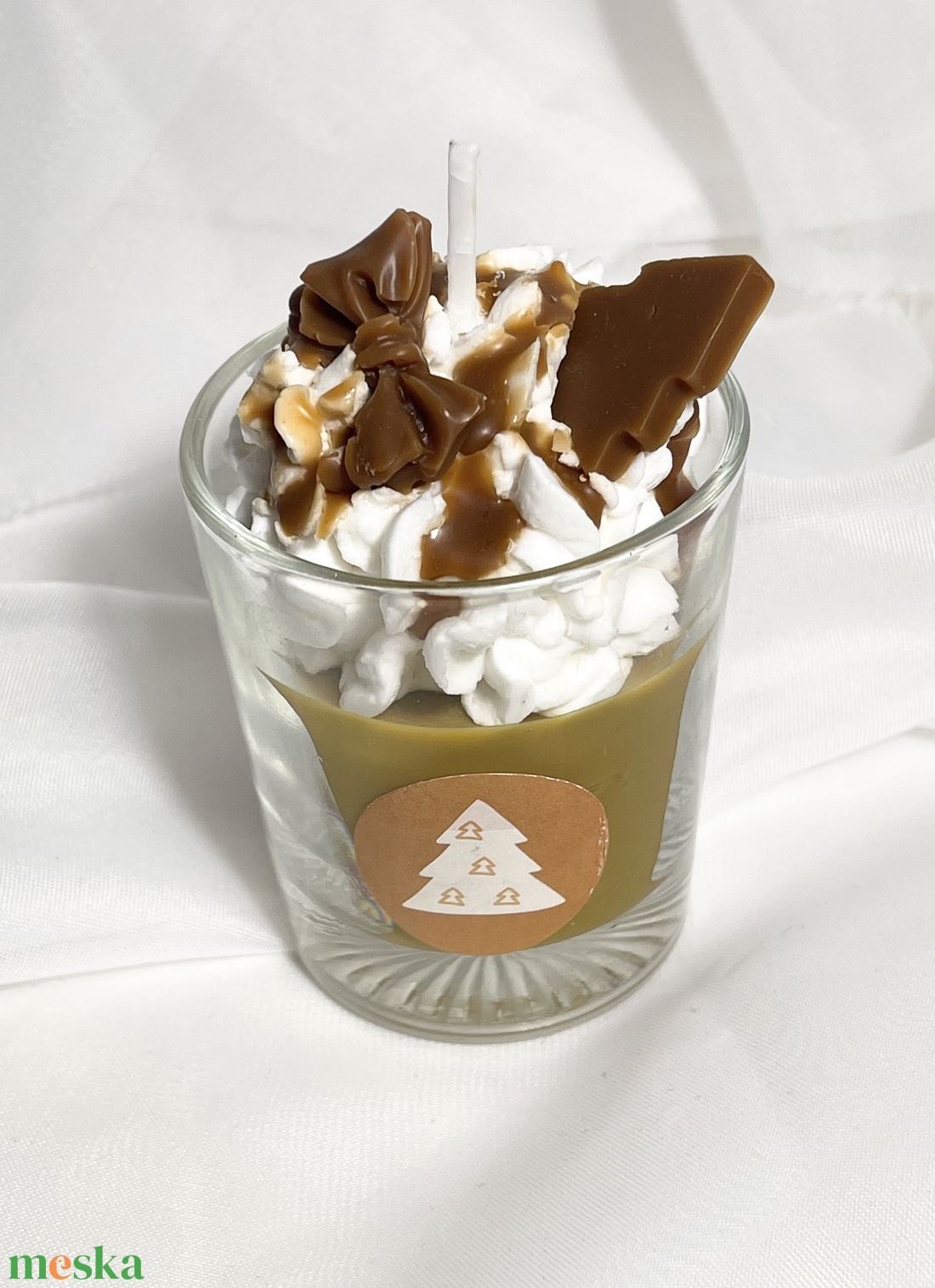 Szójaviasz illatgyertya Christmas1 - karácsony - karácsonyi lakásdekoráció - karácsonyi illatgyertya, mécses - Meska.hu