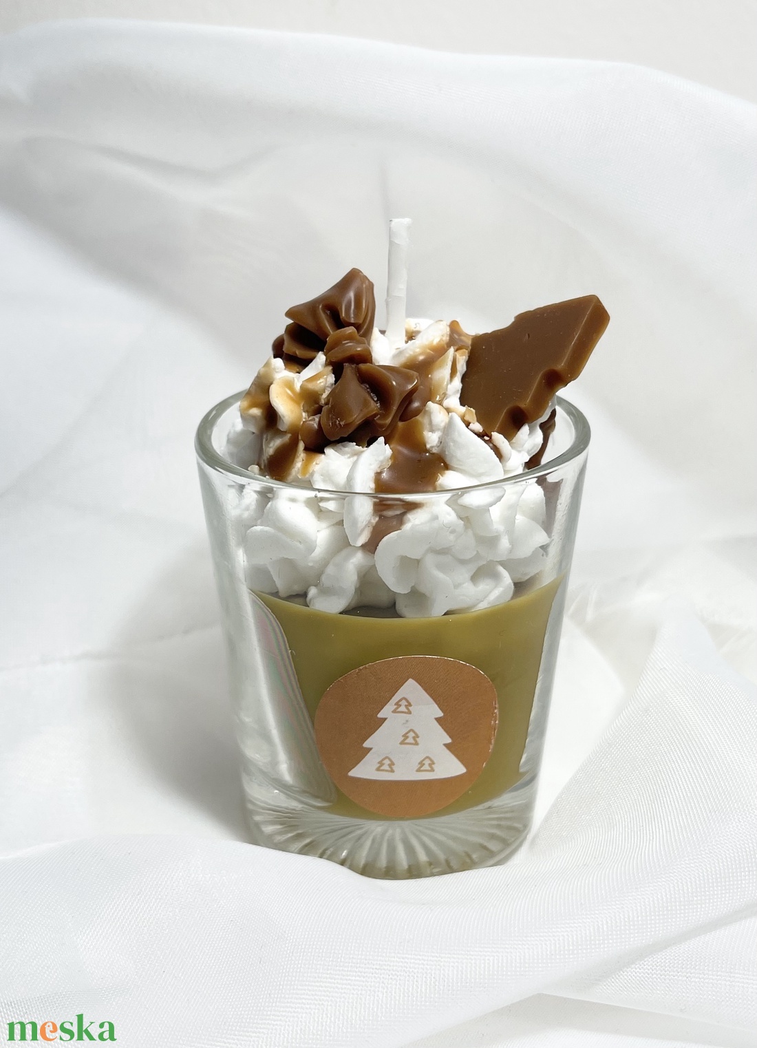 Szójaviasz illatgyertya Christmas1 - karácsony - karácsonyi lakásdekoráció - karácsonyi illatgyertya, mécses - Meska.hu