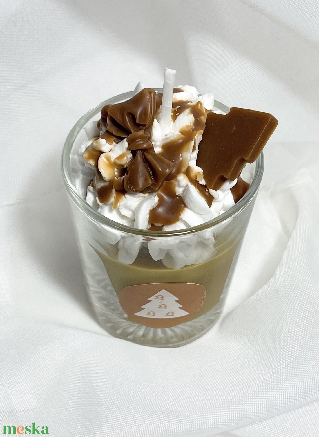 Szójaviasz illatgyertya Christmas1 - karácsony - karácsonyi lakásdekoráció - karácsonyi illatgyertya, mécses - Meska.hu