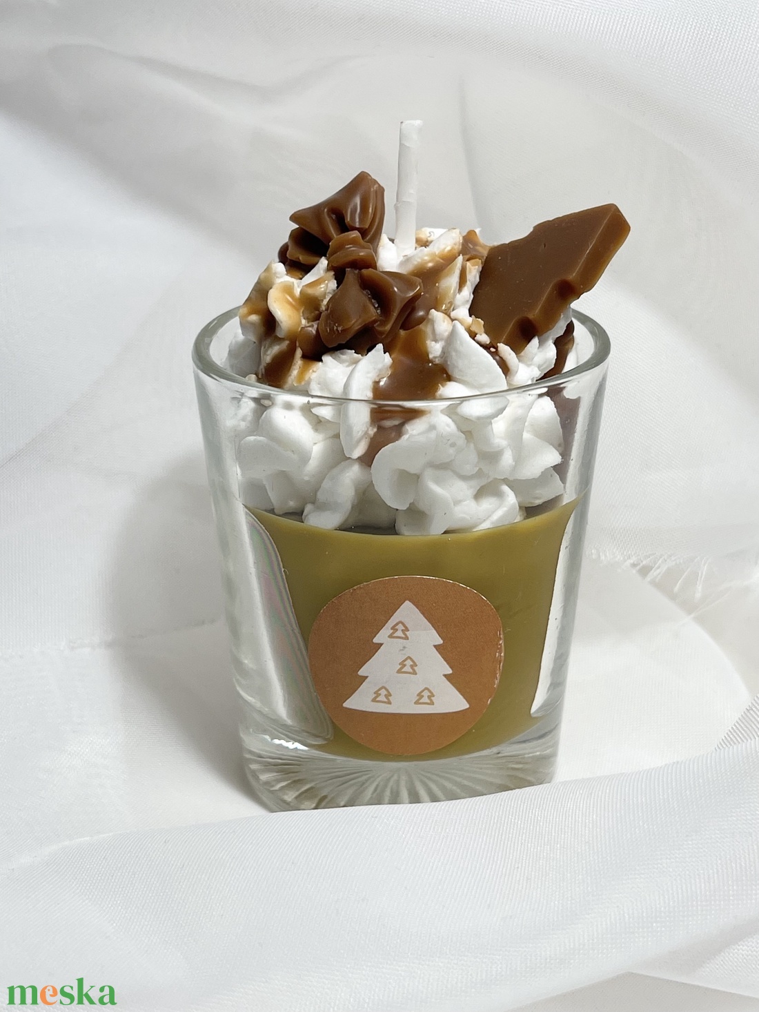 Szójaviasz illatgyertya Christmas1 - karácsony - karácsonyi lakásdekoráció - karácsonyi illatgyertya, mécses - Meska.hu