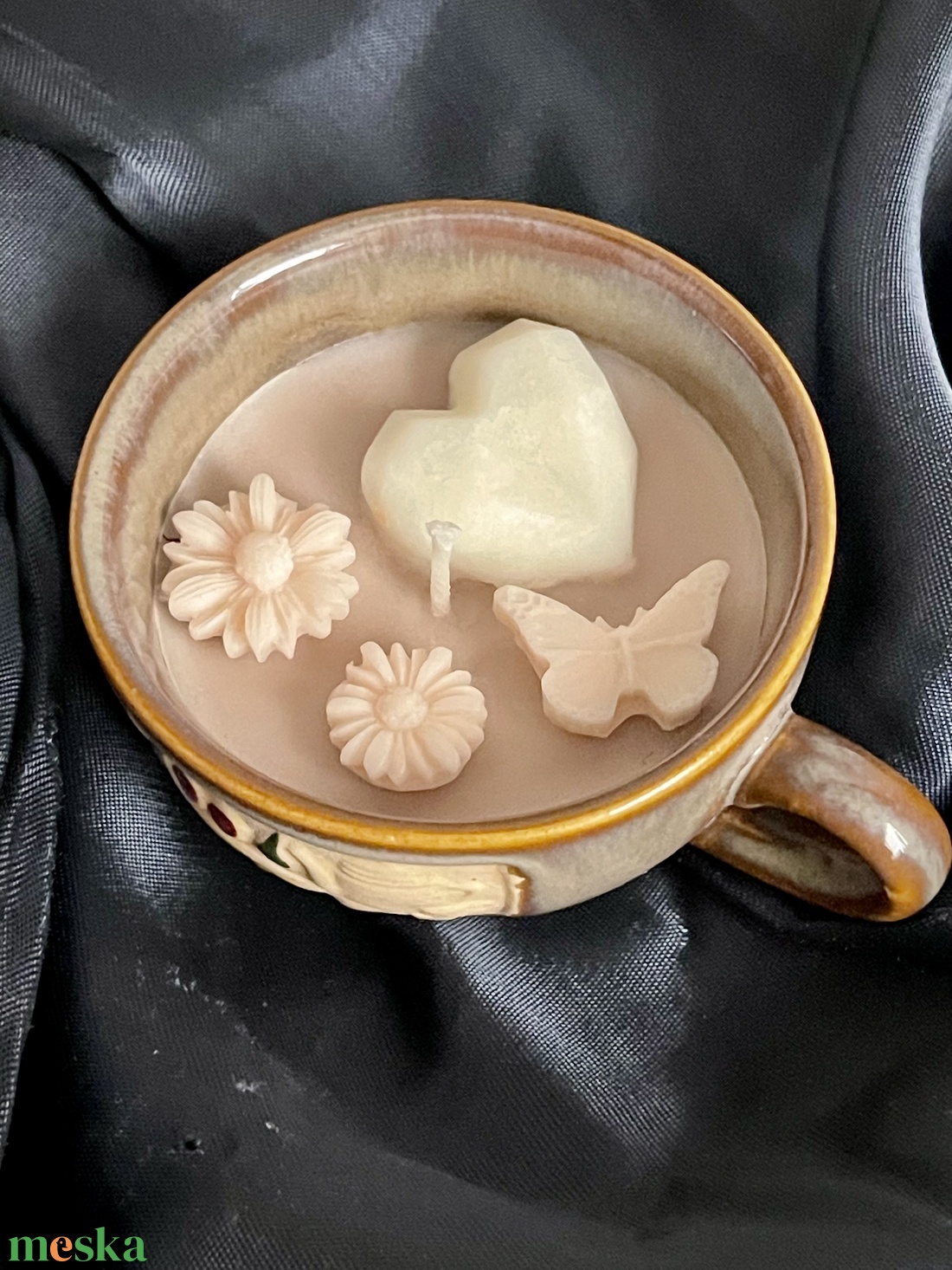 Szójaviasz illatgyertya Adventi kávé - karácsony - karácsonyi lakásdekoráció - karácsonyi illatgyertya, mécses - Meska.hu