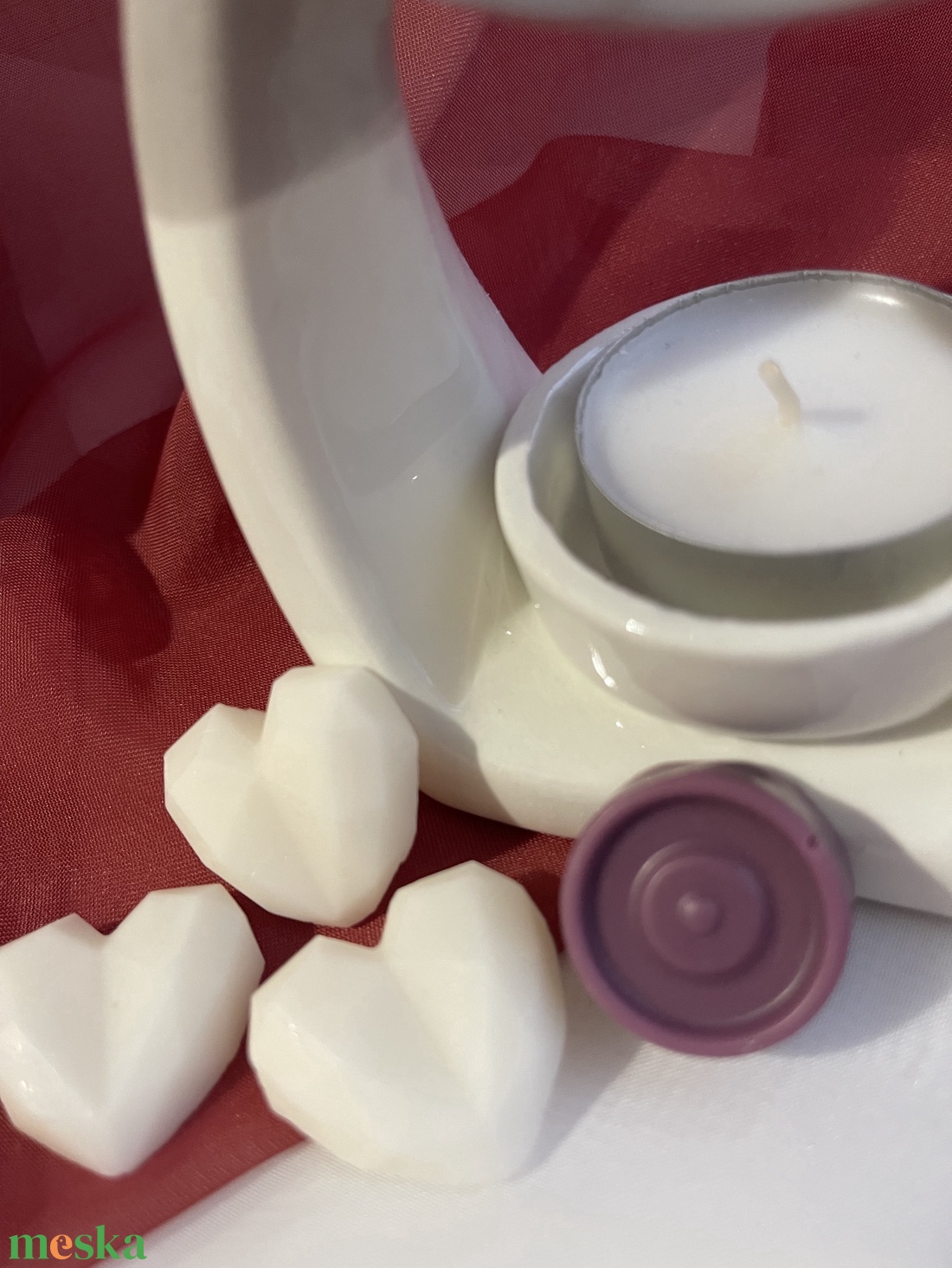 Illatviasz kókusz-szederdzsem - karácsony - karácsonyi lakásdekoráció - karácsonyi illatgyertya, mécses - Meska.hu