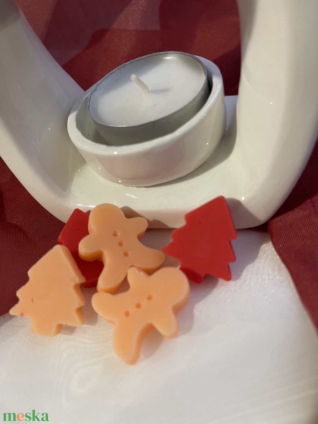 Illatviasz édes narancs karácsonyi fűszerekkel - karácsony - karácsonyi lakásdekoráció - karácsonyi illatgyertya, mécses - Meska.hu