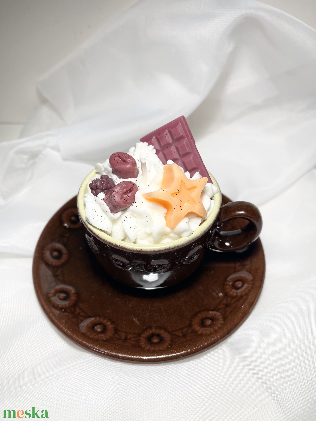 Szójaviasz illatgyertya karácsonyi málnás kávé - karácsony - karácsonyi lakásdekoráció - karácsonyi illatgyertya, mécses - Meska.hu