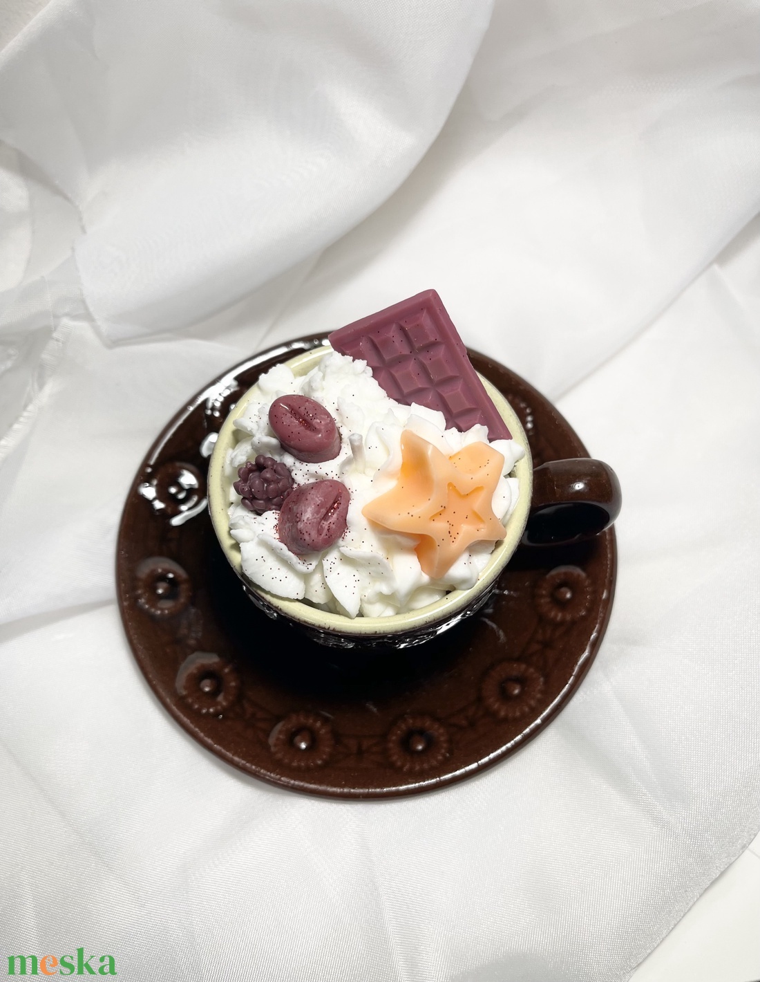 Szójaviasz illatgyertya karácsonyi málnás kávé - karácsony - karácsonyi lakásdekoráció - karácsonyi illatgyertya, mécses - Meska.hu