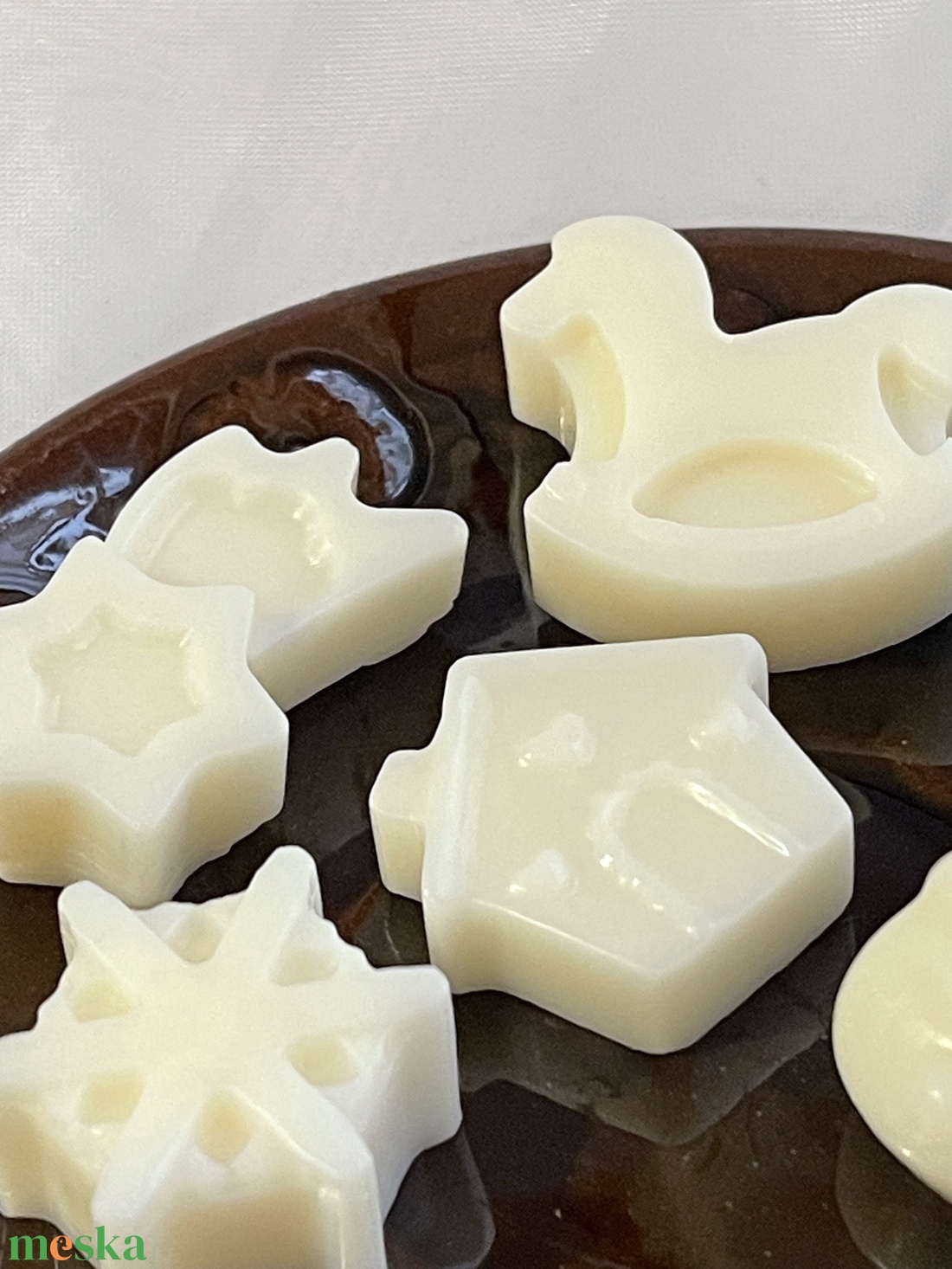 Szója illatviasz kókusz- vanília - karácsony - karácsonyi lakásdekoráció - karácsonyi illatgyertya, mécses - Meska.hu