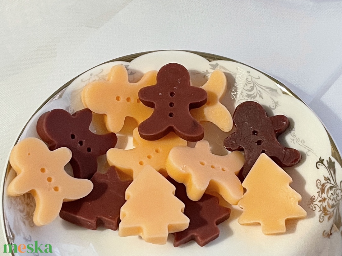 Karácsonyi szója illatviasz  20 g - karácsony - karácsonyi lakásdekoráció - karácsonyi illatgyertya, mécses - Meska.hu