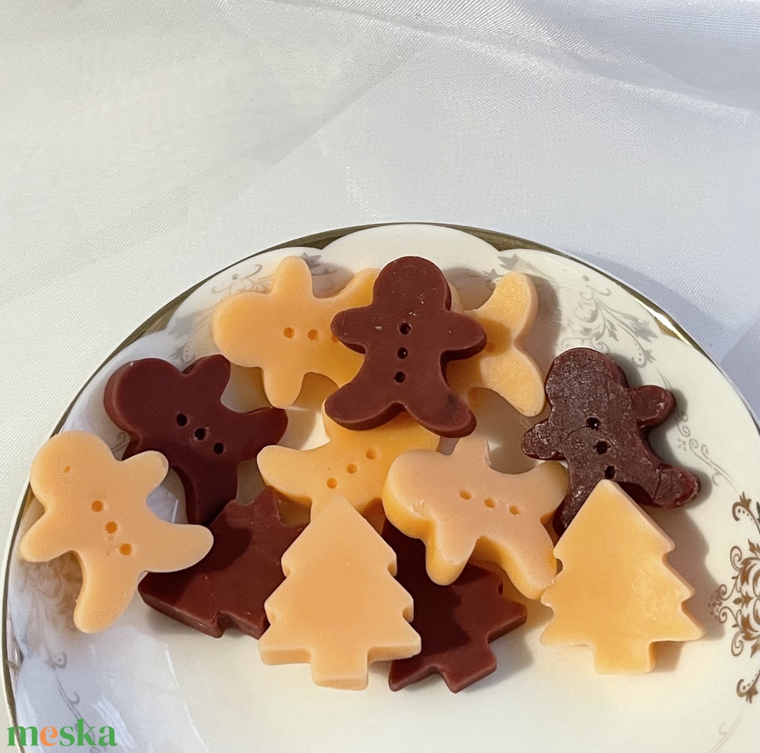 Karácsonyi szója illatviasz  20 g - karácsony - karácsonyi lakásdekoráció - karácsonyi illatgyertya, mécses - Meska.hu