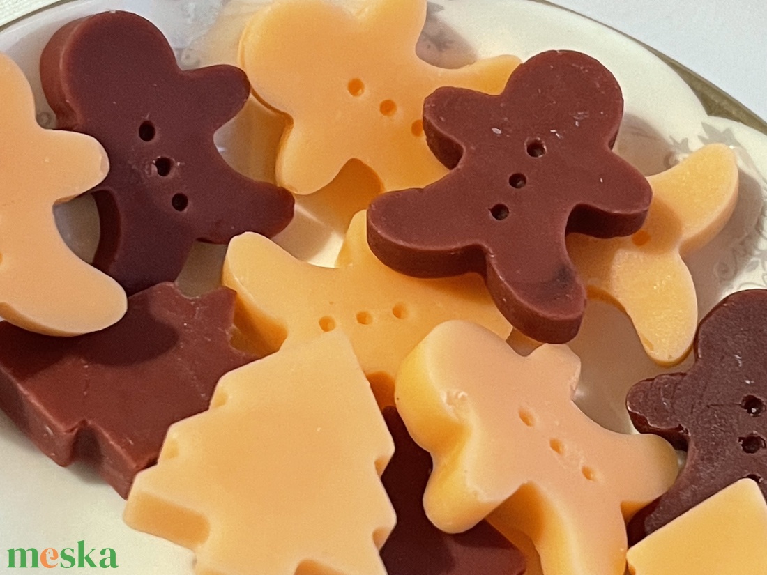 Karácsonyi szója illatviasz  20 g - karácsony - karácsonyi lakásdekoráció - karácsonyi illatgyertya, mécses - Meska.hu